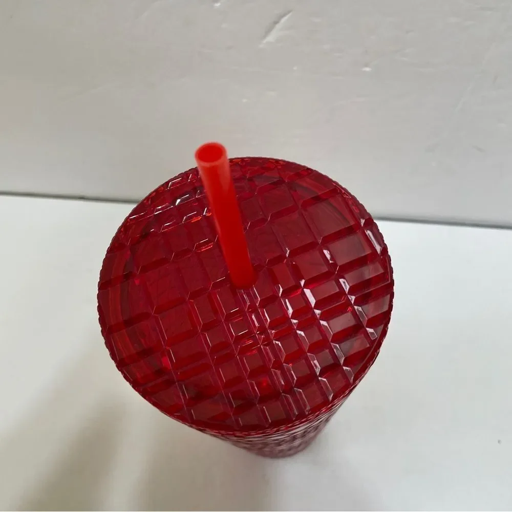 STARBUCKS 2021 HOLIDAY‎ COLLECTION RED JEWELED COLD CUP VENTI TUMBLER